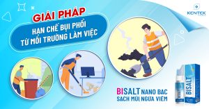 xịt mũi hàng ngày là giải pháp hạn chế bụi phổi từ môi trường làm việc