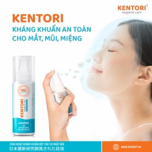 KENTORI kháng khuẩn an toàn cho mắt, mũi, miệng